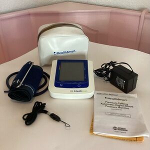 HealthSmart Blood Pressure Monitor Set with ac adapter working